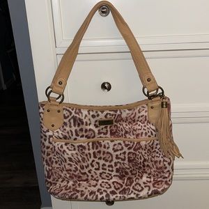 GiGi Hill leopard print bag